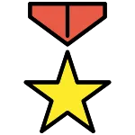 Military Medal SVG Icon